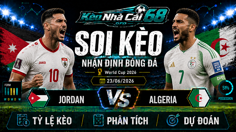 Đội hình dự kiến trước trận Jordan vs Algeria Đội hình dự kiến trước trận Jordan vs Algeria